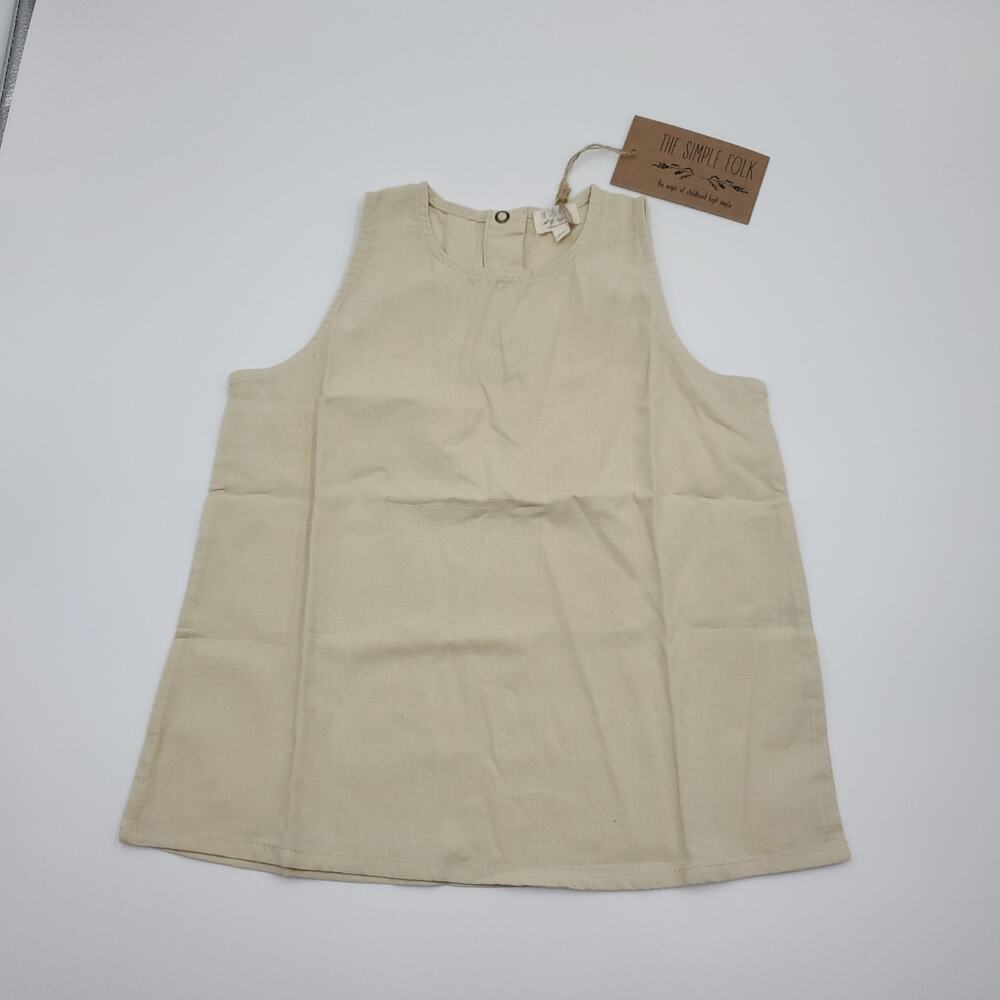 The Simple Folk The Wilder Tank in Natural Size 4/5 Years